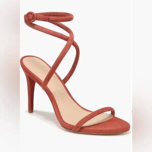 Veronica Beard 'Marceline' Strappy Suede Sandals, Redwood